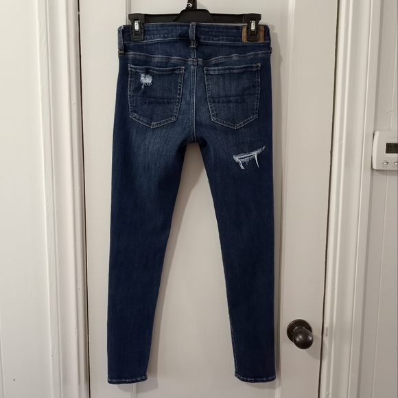American Eagle Ripped Jeggings Women's Size 6 Short - Picture 2 of 13